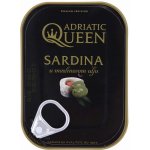 Adriatic Queen Sardinky v olivovém oleji 105 g – Zbozi.Blesk.cz