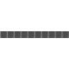 Branka Prolenta Maison Exclusive Set plotového dílce WPC 1737 x 186 cm černý