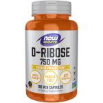 Now Foods D-Ribose 750 mg 120 kapslí – Hledejceny.cz