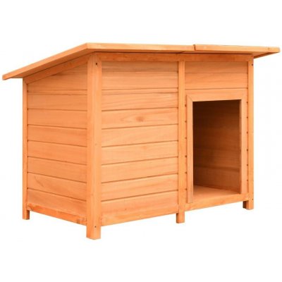 vidaXL Psí bouda 120 x 77 x 86 cm masivní borové a jedlové dřevo 9799.170641 – Hledejceny.cz