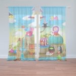 Sablio Záclony Pohádkový svět: 2ks 150x250cm – Hledejceny.cz