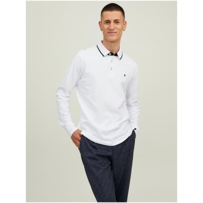 Dstreet pánská vzorovaná košile KX0962 bílá – Zboží Mobilmania
