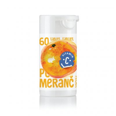 Pangamin Vitamín C Pomeranč 60 tablet – Zboží Mobilmania