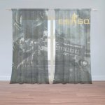 Sablio Záclony CS:GO Voják 1: 2ks 150x250cm – Hledejceny.cz