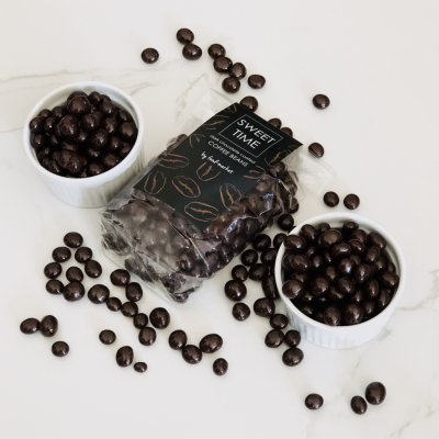 FOOD MARKET kávová zrna v hořké čokoládě 150 g