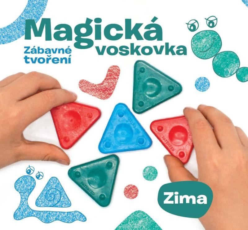 Magická voskovka; Zábavné tvoření, díl 4. ZIMA inspirace, voskovky, výseky