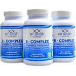 FitSport Nutrition 3x B-Complex + Vitamin C + Vitamin E 100 vege kapslí – Hledejceny.cz