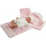 Llorens 74040 NEW BORN mrkací realistická miminko se zvuky a měkkým látkovým tělem 42 cm – Hledejceny.cz