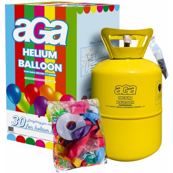 Aga4Kids Helium do balónků PARTY 20 MIX Green Blue