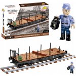 COBI 6284 - Historical Collection Německý těžký plošinový vagon SSYS 50T – Zboží Dáma