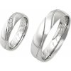 Prsteny Aumanti Snubní prsteny 102 Stříbro bílá