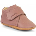 Froddo Kožené barefoot capáčky Prewalkers kotníkové růžové – Sleviste.cz