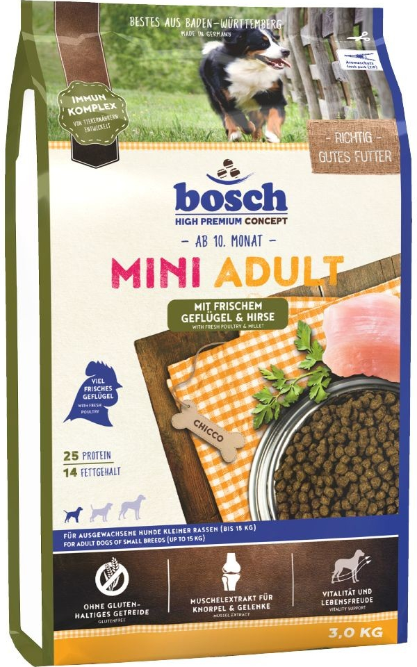 bosch Mini Adult Poultry & Millet 2 x 3 kg