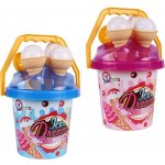 Teddies Sada na písek kbelík formičky zmrzlina Modrá – Sleviste.cz