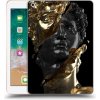 Pouzdro na tablet Picasee silikonový černý obal pro Apple iPad 9.7" 2018 6. gen Black Gold