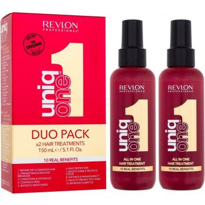 Revlon Professional Uniq One Duo Pack - Bezoplachová péče na vlasy 2x 150 ml Dárková sada – Zbozi.Blesk.cz