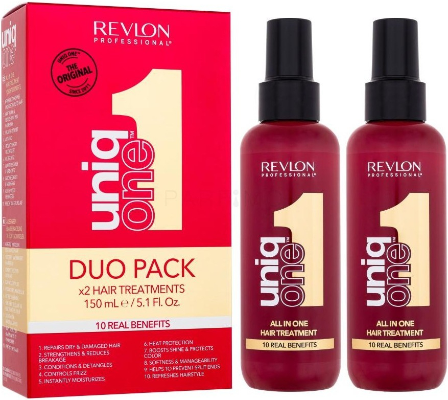 Revlon Professional Uniq One Duo Pack - Bezoplachová péče na vlasy 2x 150 ml Dárková sada