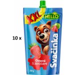 Hello XXL ovocná kapsička s Jahodami 10 x 200 g – Zboží Dáma