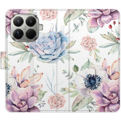 iSaprio Flip pouzdro Succulents Pattern pro Xiaomi 15T Pro sucpatt-FLP2-Xia15Tp – Zboží Živě