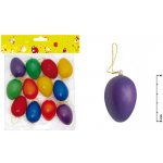 Vajíčka plast jednobarevná 6cm 12ks mix – Zboží Dáma