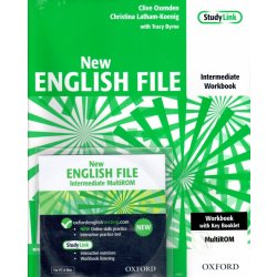 NEW ENGLISH FILE INTERMEDIATE WORKBOOK KEY + CD-ROM PACK - Clive Oxenden; Christina Latham-Koenig