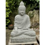 Socha Buddha tesaná, 60 a 80 cm, mudra osvícení – Zboží Dáma