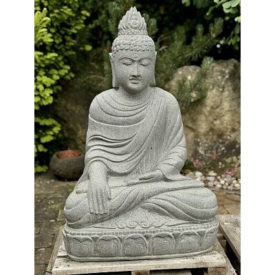 Socha Buddha tesaná, 60 a 80 cm, mudra osvícení – Zboží Dáma