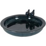 Esschert Design Pítko pro ptáky keramické 37 x 10 cm modré – Hledejceny.cz
