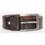 Pánský kožený opasek dlouhý silný FLW tmavě hnědý – Sleviste.cz