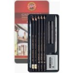Koh-I-Noor Kazeta 8893 set souprava kreslířská – Hledejceny.cz