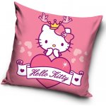 Gatito polštář Hello Kitty s korunkou 40x40 – Hledejceny.cz