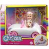 Panenka Barbie Barbie CHELSEA A KABRIOLET S NÁLEPKAMI