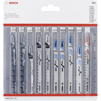 Bosch 10-dílná sada pilových listů All in One Accessories 2.607.011.171 – Zbozi.Blesk.cz