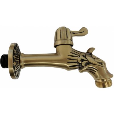 Colortap Ventil zahradní 1/2, ozdobný (dračí hlava) páčka mosaz – Zboží Dáma