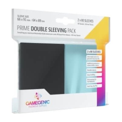 Game Genic obaly DOUBLE PACK Clear/Black 2x80 ks – Hledejceny.cz