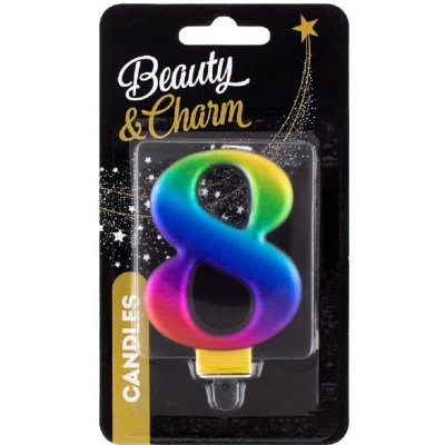 Godan Narozeninová svíčka 8 duhová – Sleviste.cz