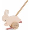 Dřevěná hračka Trixie Wooden push along toy Mrs. Rabbit