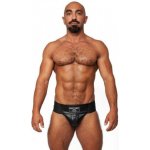 Mister B Leather Premium Jockstrap Black - kožené joscky MEDIUM – Zboží Dáma