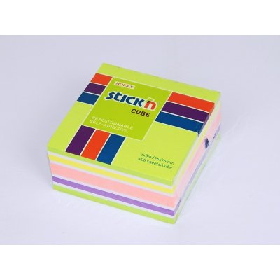 Stick´n Bloček samolepící 76x76 neon zelená mix, 400l /21537/ – Hledejceny.cz