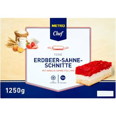 Metro Chef Řezy jahodovo-šlehačkové 1.25kg – Sleviste.cz