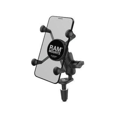 kompletní sestava držáku RAM Mounts X-Grip s uchycením do krku řízení motocyklu – Zboží Živě