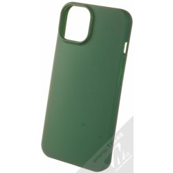 Pouzdro 1Mcz Matt TPU ochranné silikonové Apple iPhone 14 tmavě zelené