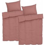 Livarno home mušelín povlečení světle růžová 140x200 70x90 – Hledejceny.cz