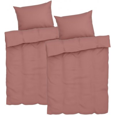 Livarno home mušelín povlečení světle růžová 140x200 70x90 – Hledejceny.cz