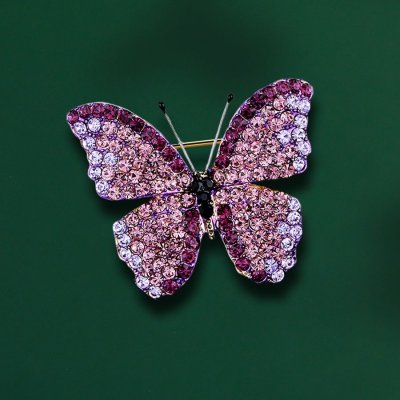 Éternelle brož se zirkony Bertranda motýl B7281-B-212 Fialová – Hledejceny.cz