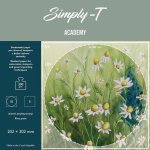 Simply-T Skicák pro akvarel v lepené vazbě 20,2 x 20,2 cm FG 300g, 15 listů – Sleviste.cz