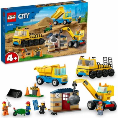 LEGO® City 60391 Vozidla ze stavby a demoliční koule