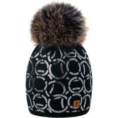 Dámská čepice s bambulí flísová podšívka Wool02 NR – Hledejceny.cz