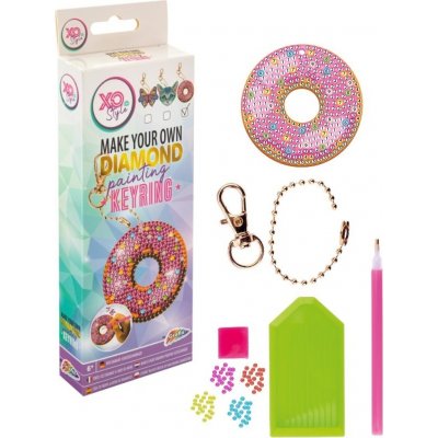 GRAFIX Kreativní sada vyrob si vlastní diamantovou klíčenku DESIGN: DONUT – Hledejceny.cz