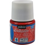 Pébéo Barva na textil Setacolor Light Glitter 45 ml Červená rubínová 203 – Zboží Dáma